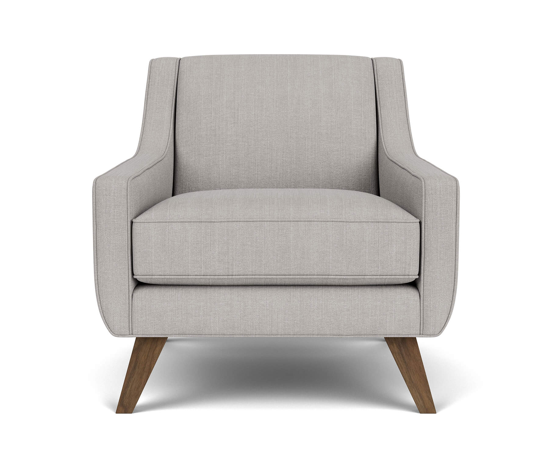 Chaise - La chaise prend une allure élégante avec son passepoil sur mesure, ses lignes inspirées du milieu du siècle et son haut dossier incliné pour un excellent