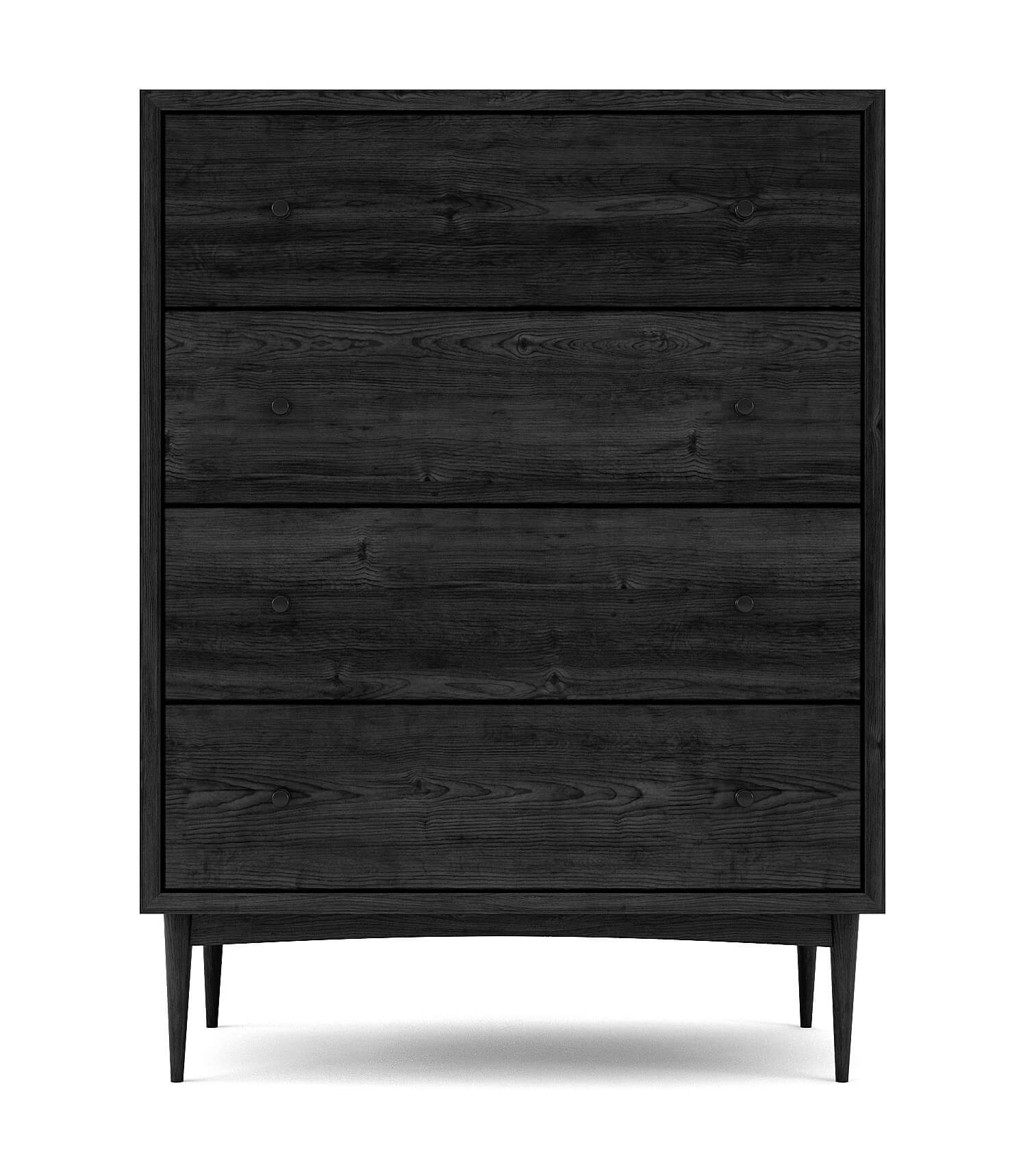 Commode haute à 4 tiroirs - Voyez grand