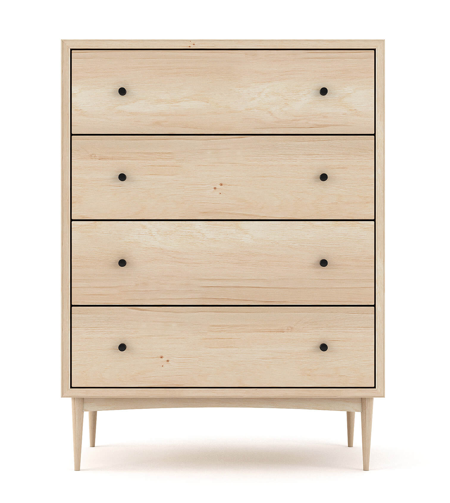 Commode haute à 4 tiroirs - Voyez grand