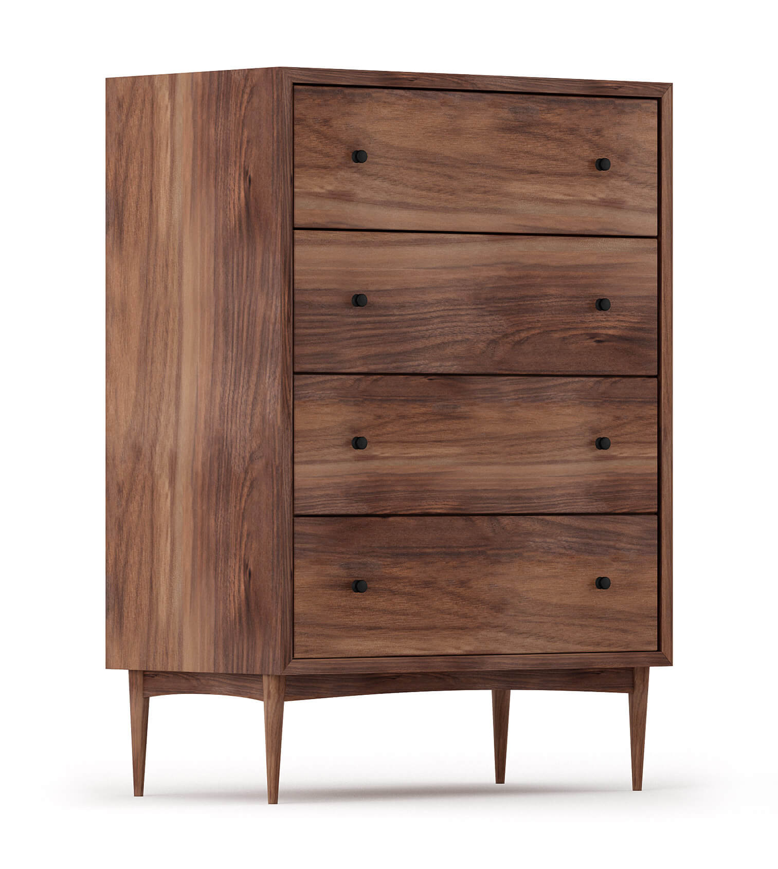 Commode haute à 4 tiroirs - Voyez grand