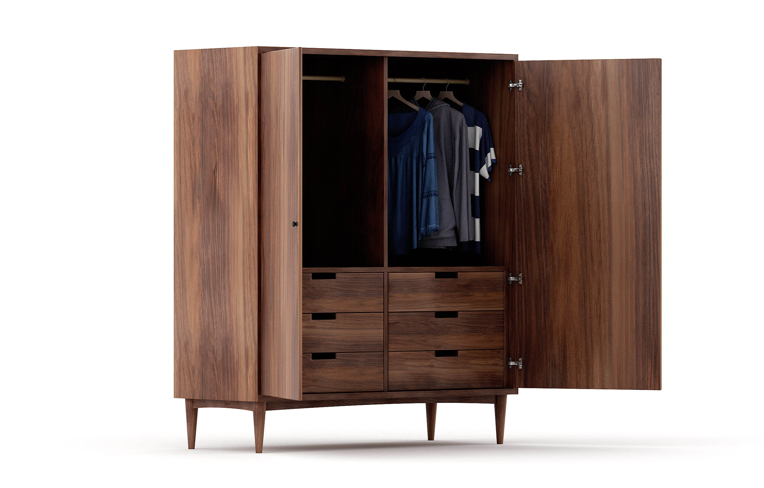 Armoire - Ajoutez du rangement et du raffinement à votre chambre ou votre entrée avec notre Armoire, fabriquée dans le M certifié FSC de votre choix