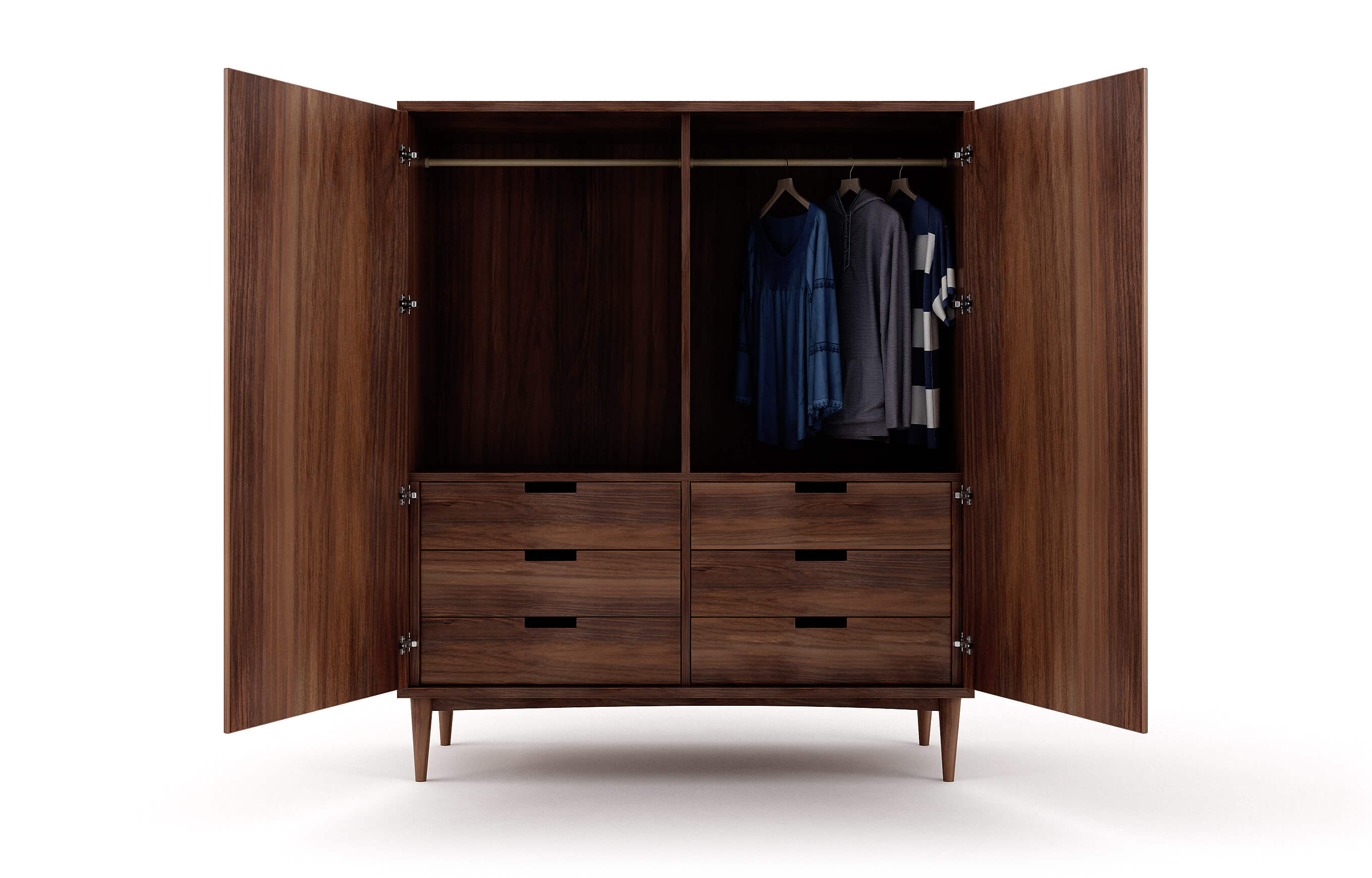 Armoire - Ajoutez du rangement et du raffinement à votre chambre ou votre entrée avec notre Armoire, fabriquée dans le M certifié FSC de votre choix