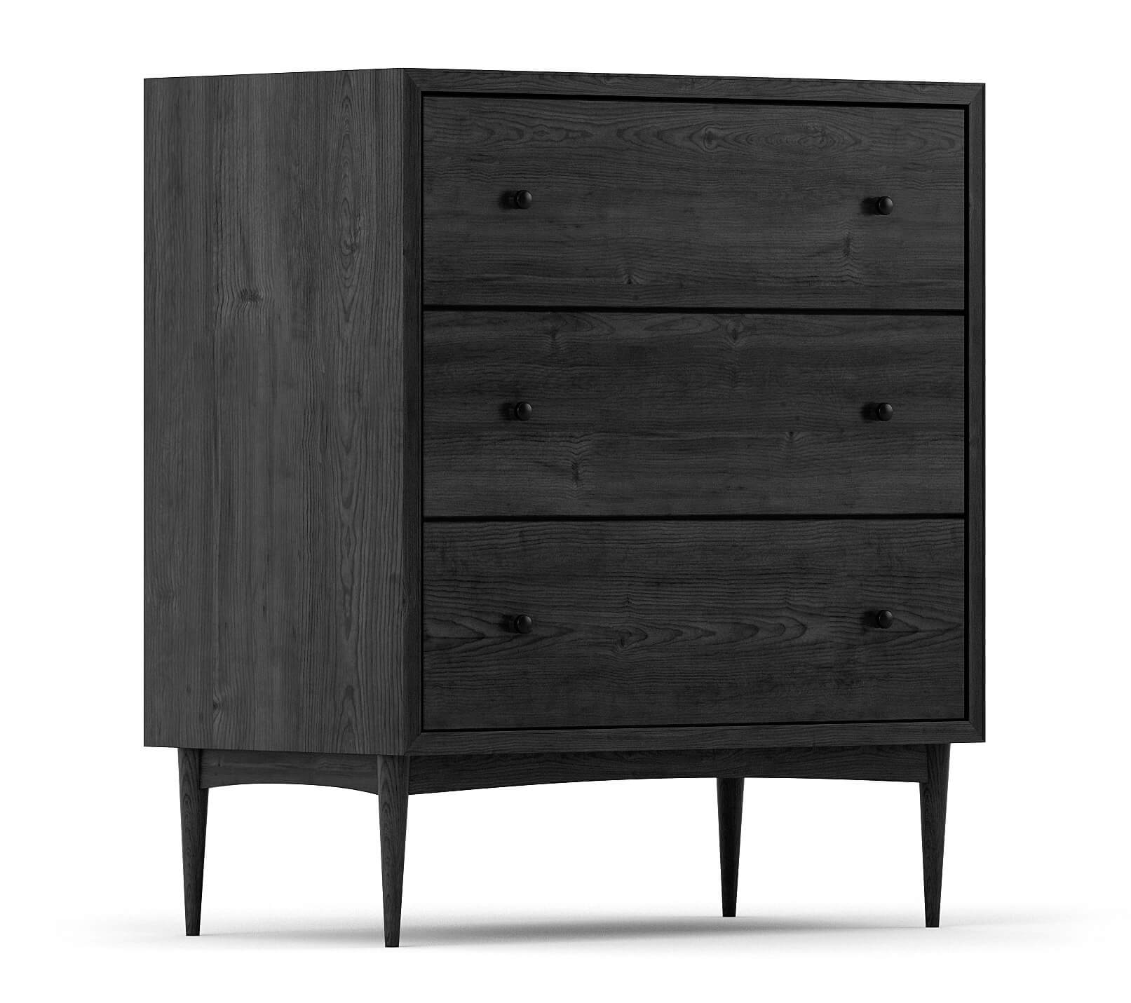 Commode haute à 3 tiroirs - Si vous prévoyez de porter des vêtements pour toujours (on ne fait que deviner)