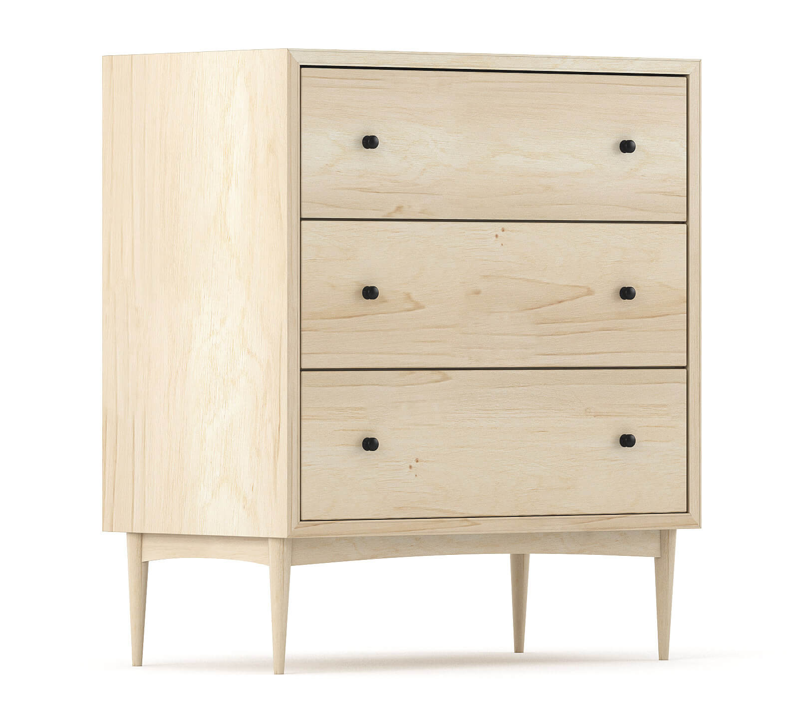 Commode haute à 3 tiroirs - Si vous prévoyez de porter des vêtements pour toujours (on ne fait que deviner)