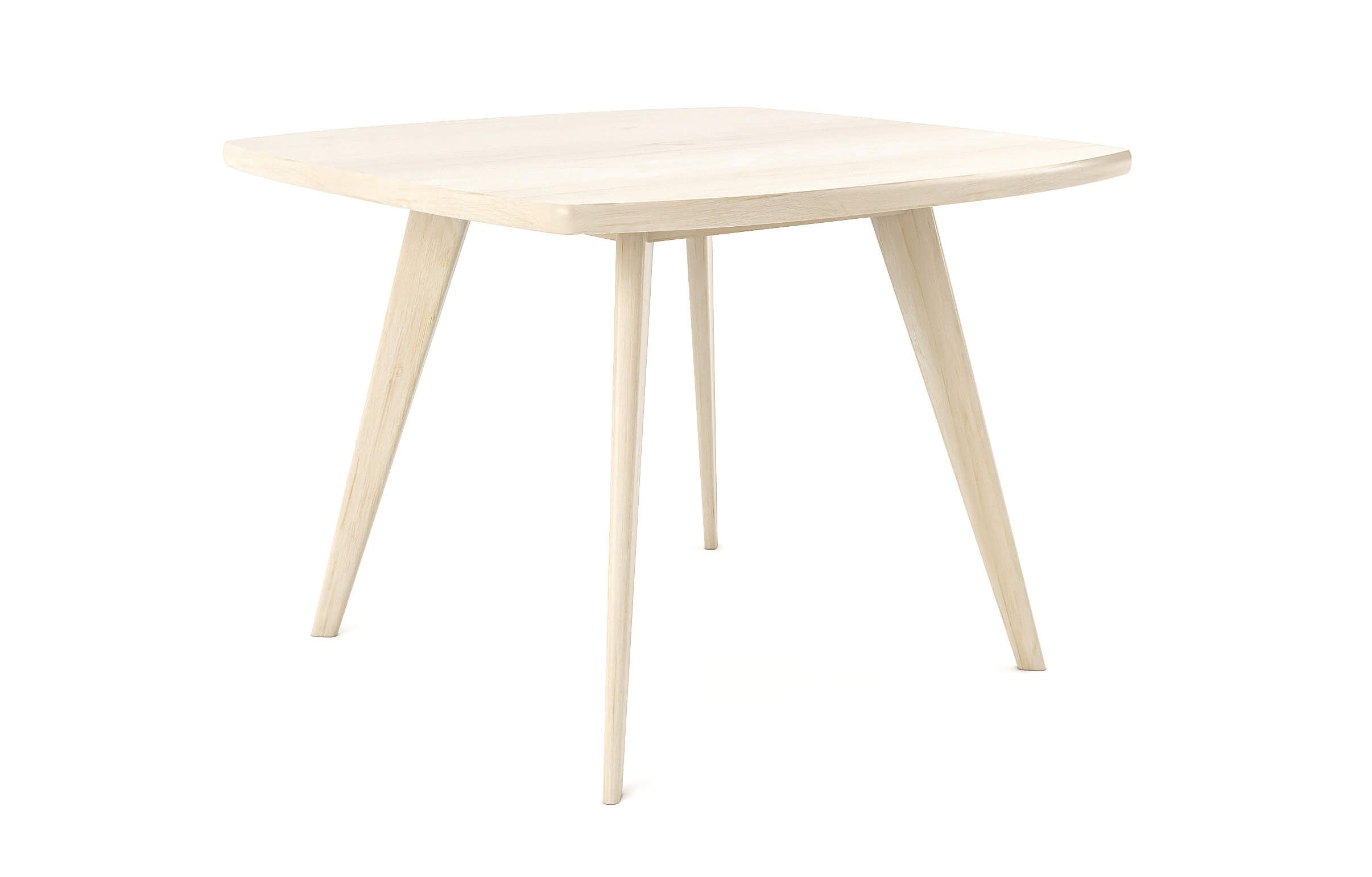 Table à manger carrée - Une pièce maîtresse chaleureuse d'inspiration danoise pour votre salle à manger ou votre coin cuisine