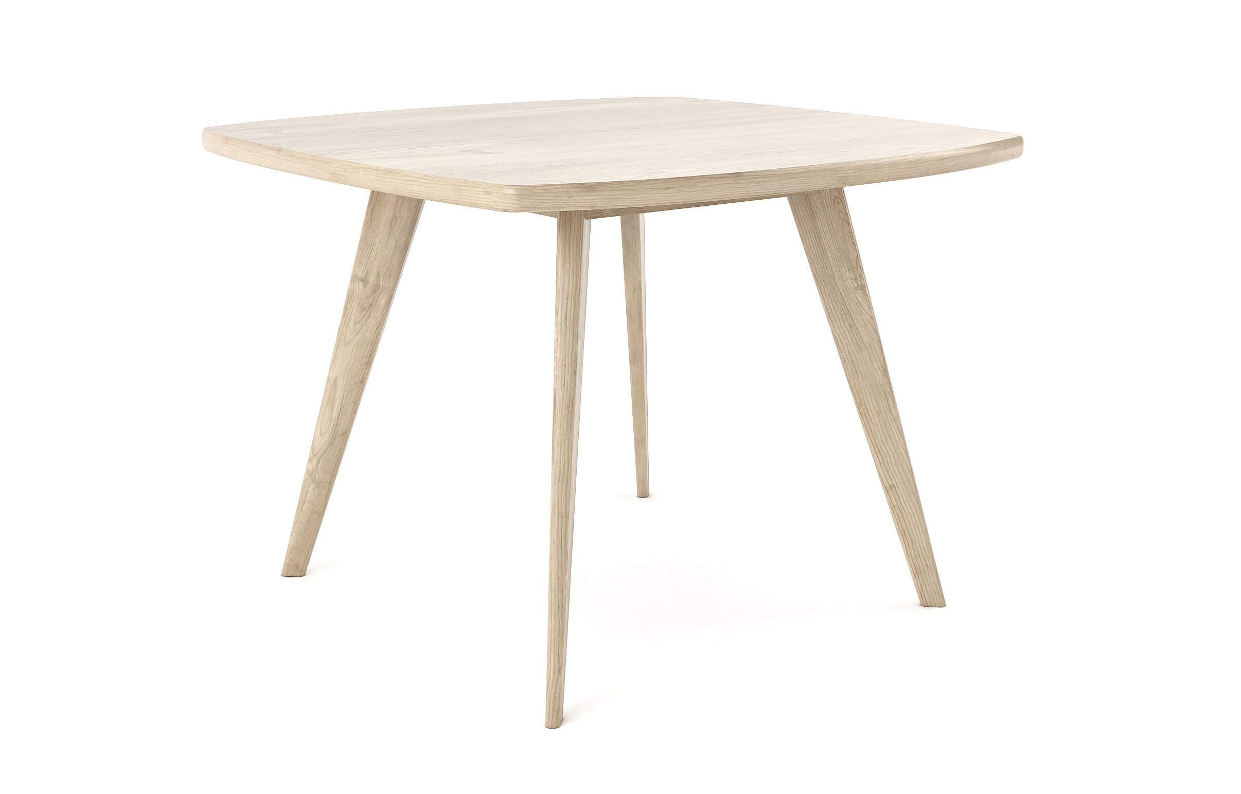 Table à manger carrée - Une pièce maîtresse chaleureuse d'inspiration danoise pour votre salle à manger ou votre coin cuisine