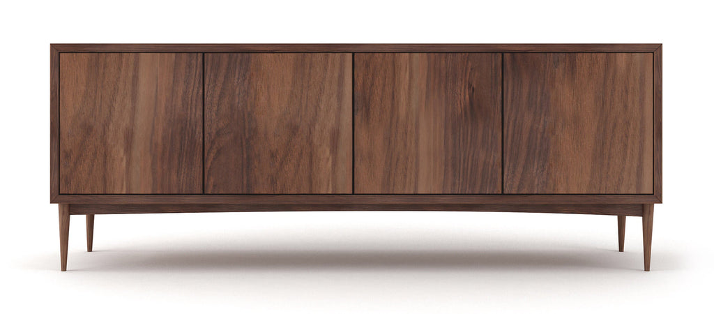 Buffet à 4 portes - Bois noble magnifique, assemblage détaillé et fermeture douce par simple pression font du Buffet à 4 portes un élément de décoration incontournable.