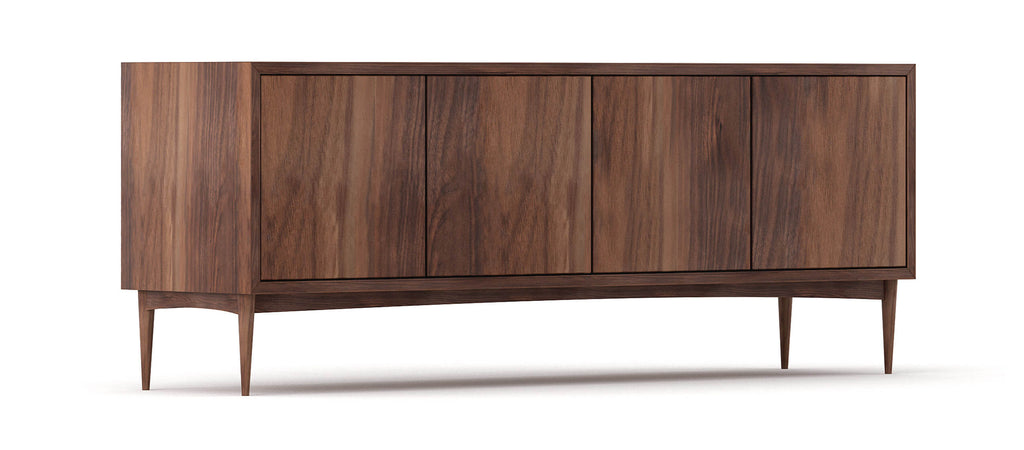 Buffet à 4 portes - Bois noble magnifique, assemblage détaillé et fermeture douce par simple pression font du Buffet à 4 portes un élément de décoration incontournable.