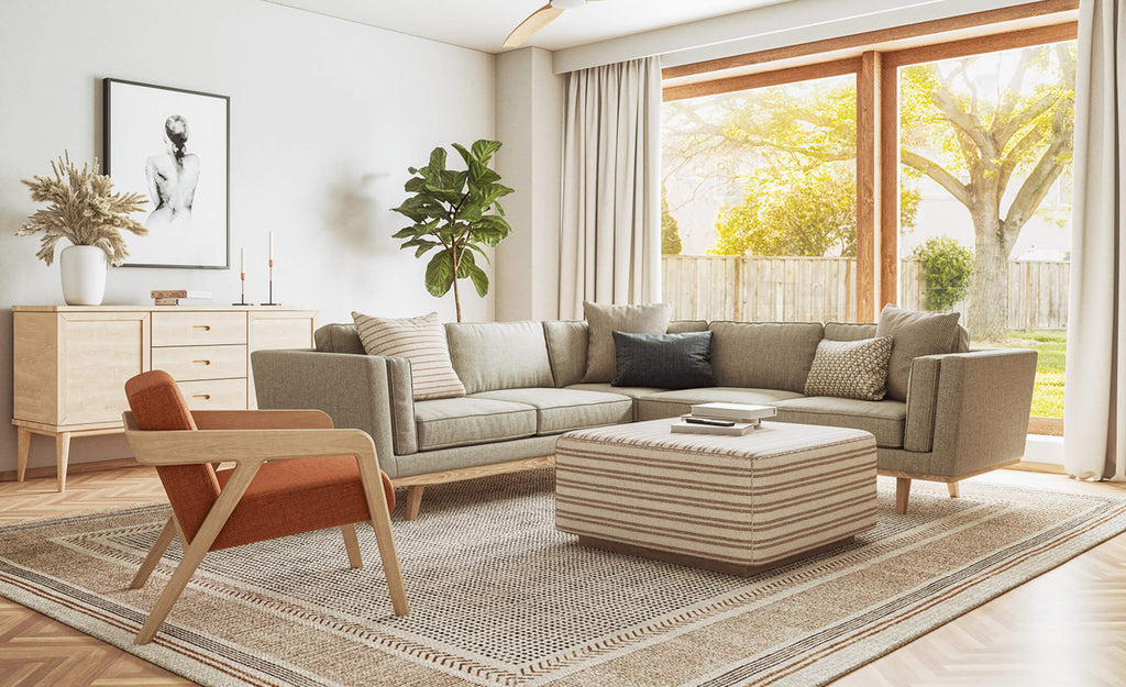 Harrison Credenza - Que vous cherchiez un meuble pour ranger votre vaisselle ou vos articles de bar, le buffet à niveaux et double si-
