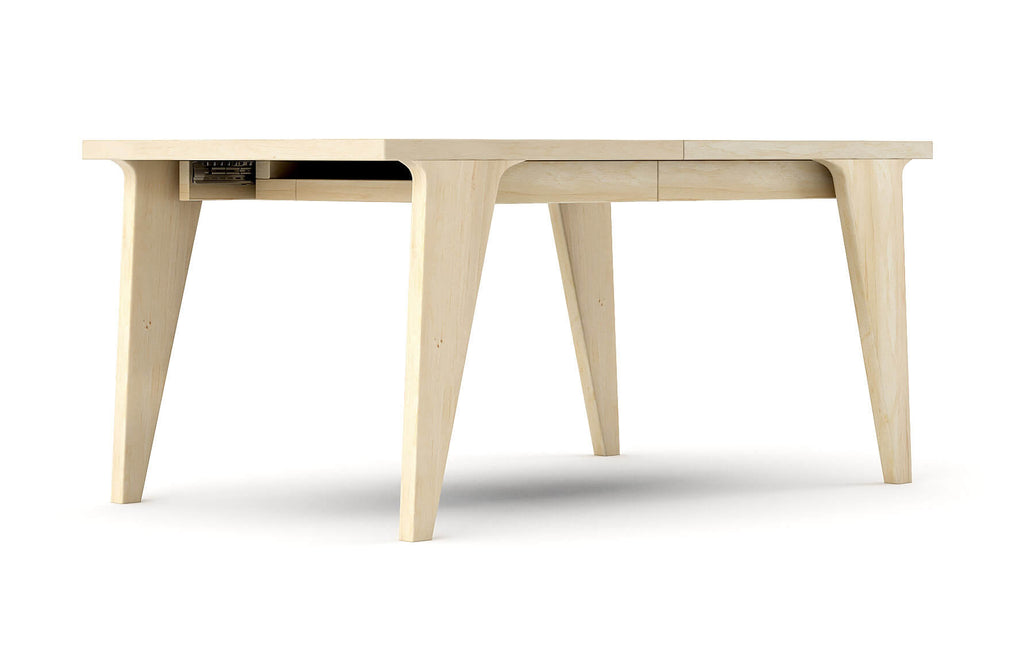 Table à manger extensible - Deux rallonges permettent d'accueillir 4, 6 ou 8 personnes à table, notre solution repas flexible pour les repas de tous les jours ou les grandes occasions.