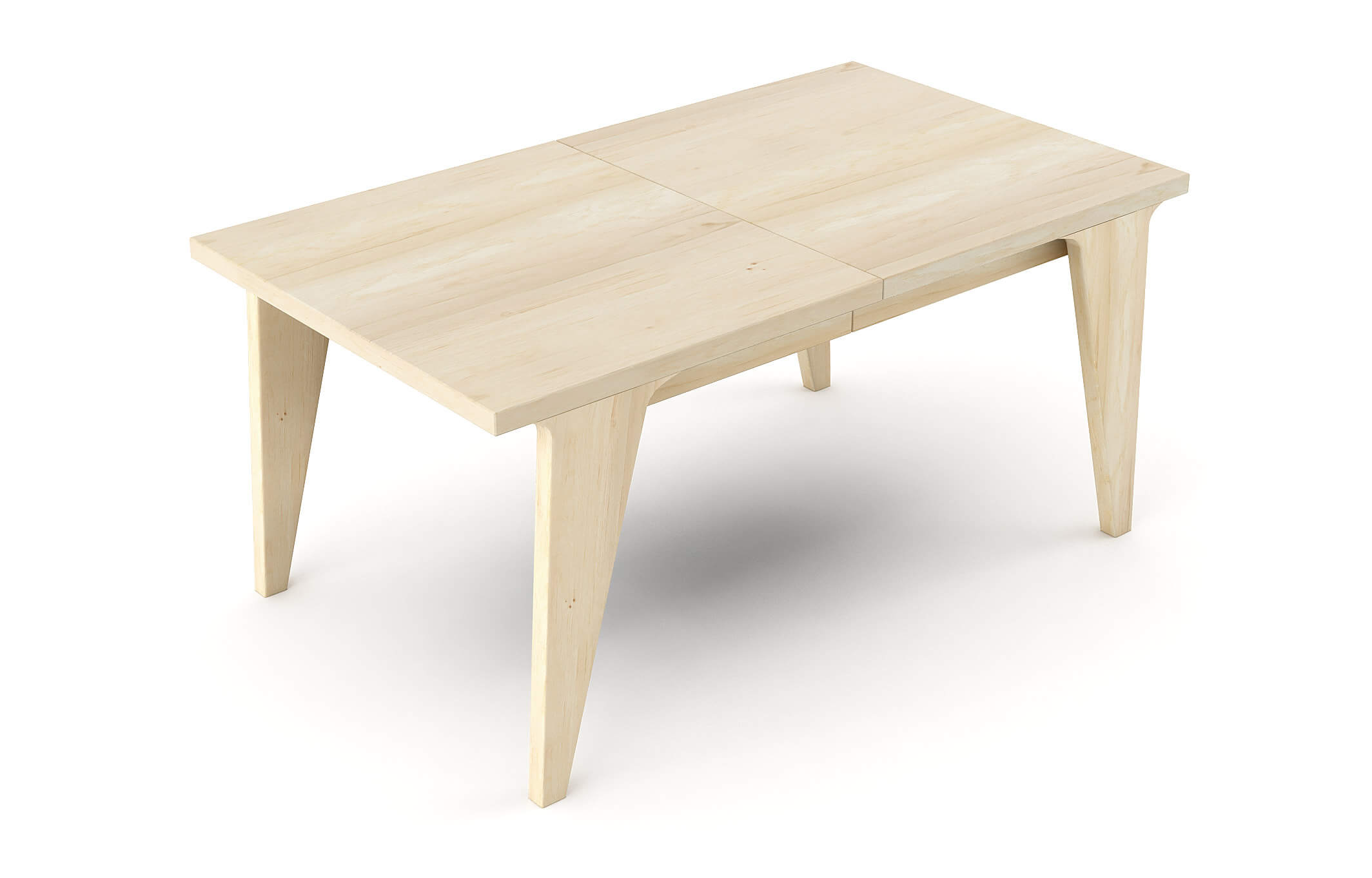 Table à manger extensible - Deux rallonges permettent d'accueillir 4, 6 ou 8 personnes à table, notre solution repas flexible pour les repas de tous les jours ou les grandes occasions.