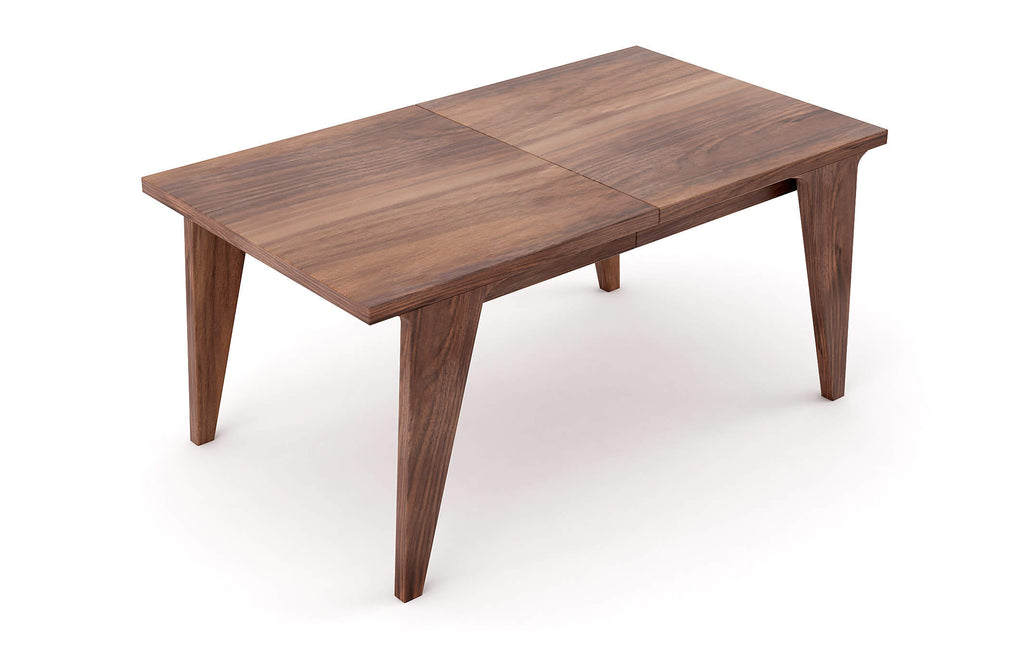 Table à manger extensible - Deux rallonges permettent d'accueillir 4, 6 ou 8 personnes à table, notre solution repas flexible pour les repas de tous les jours ou les grandes occasions.
