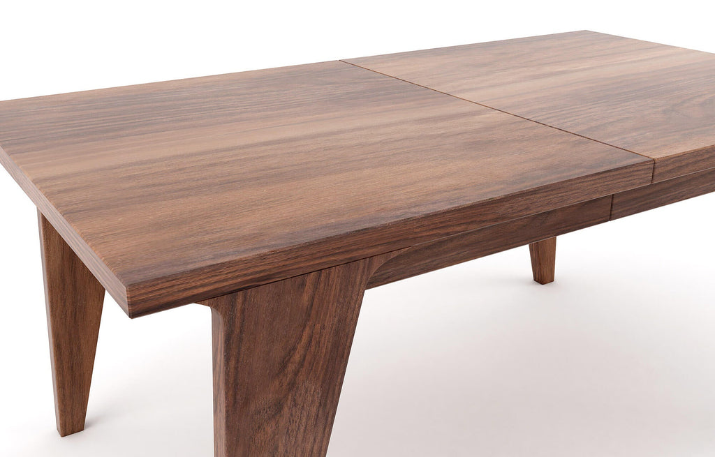 Table à manger extensible - Deux rallonges permettent d'accueillir 4, 6 ou 8 personnes à table, notre solution repas flexible pour les repas de tous les jours ou les grandes occasions.