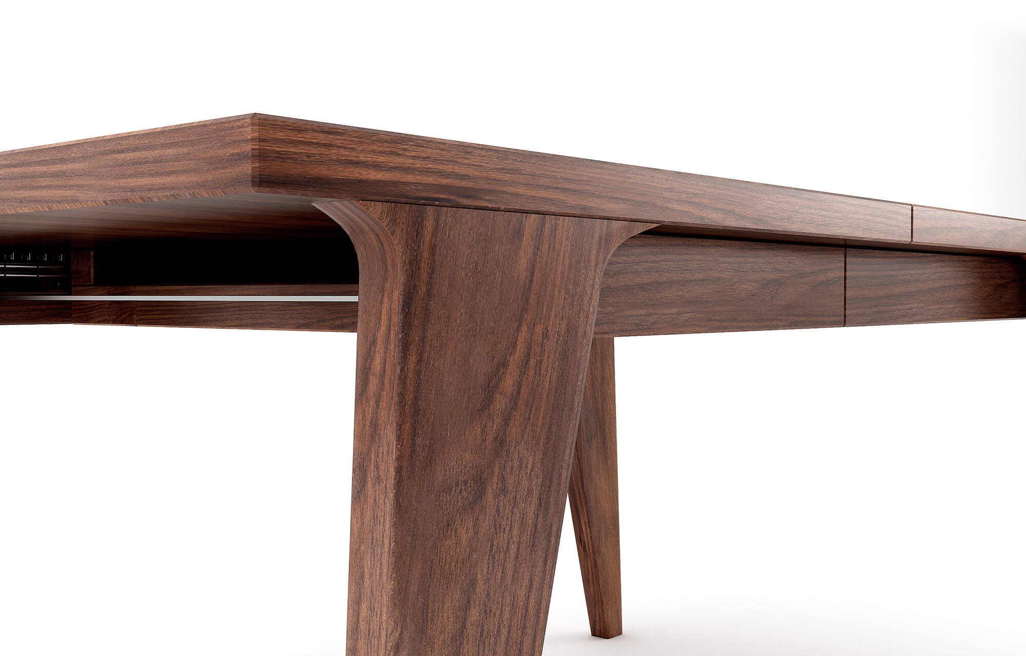 Table à manger extensible - Deux rallonges permettent d'accueillir 4, 6 ou 8 personnes à table, notre solution repas flexible pour les repas de tous les jours ou les grandes occasions.