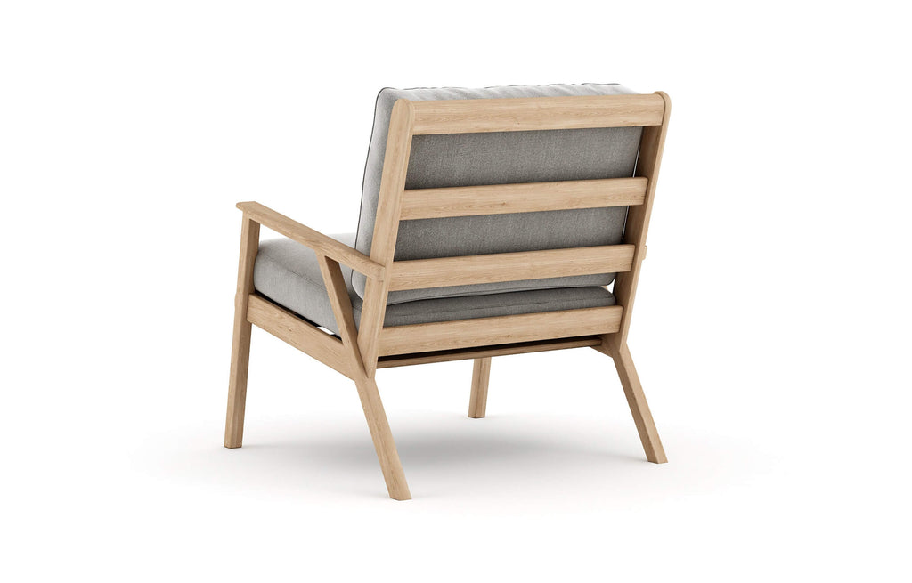 Fauteuil d'appoint en latex naturel - Spacieux avec un look moderne et aéré