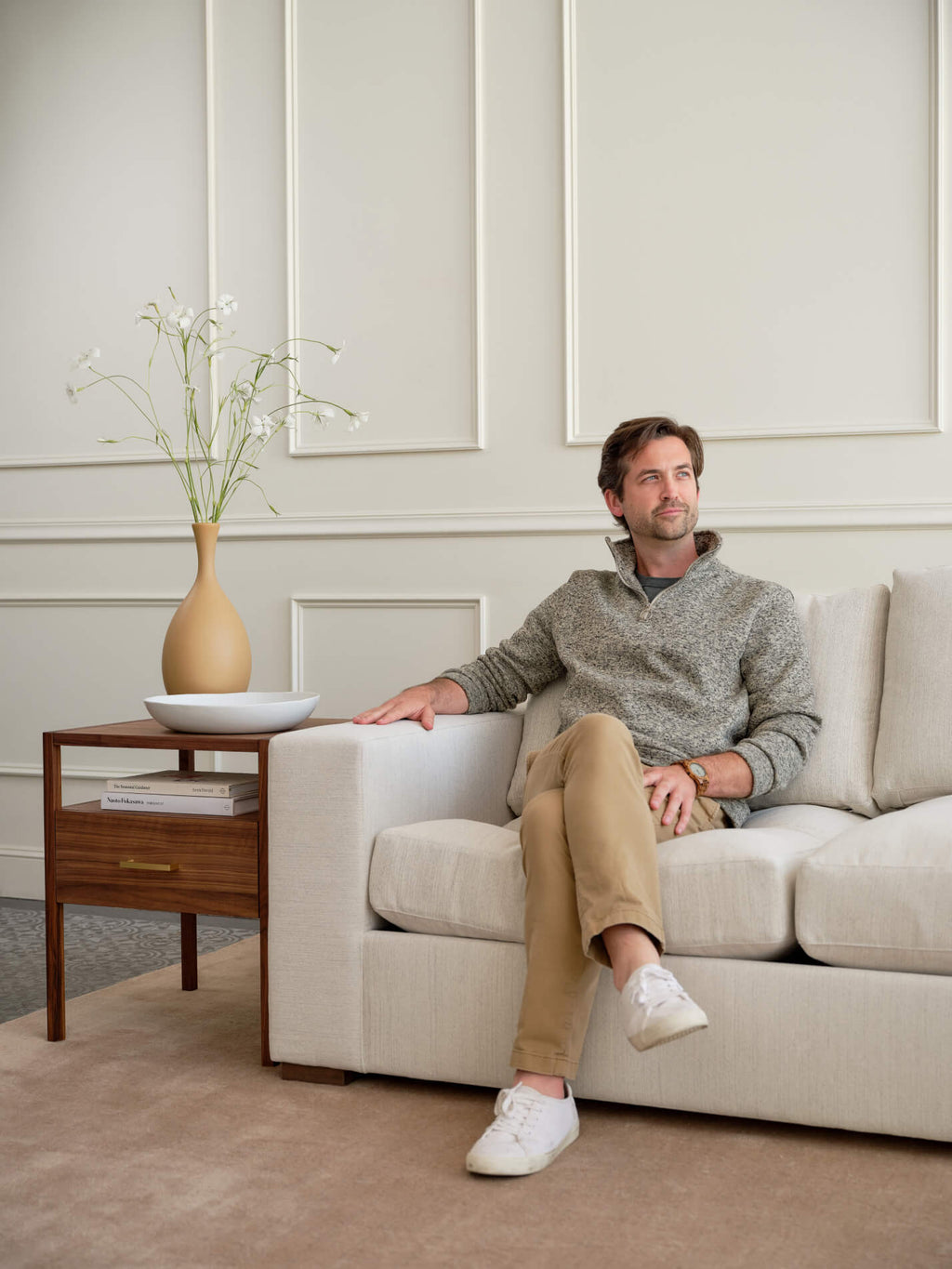 Canapé en latex naturel - Une version plus décontractée de notre design classique, le canapé présente une assise plus profonde et une hauteur d'assise plus élevée pour un confort optimal.