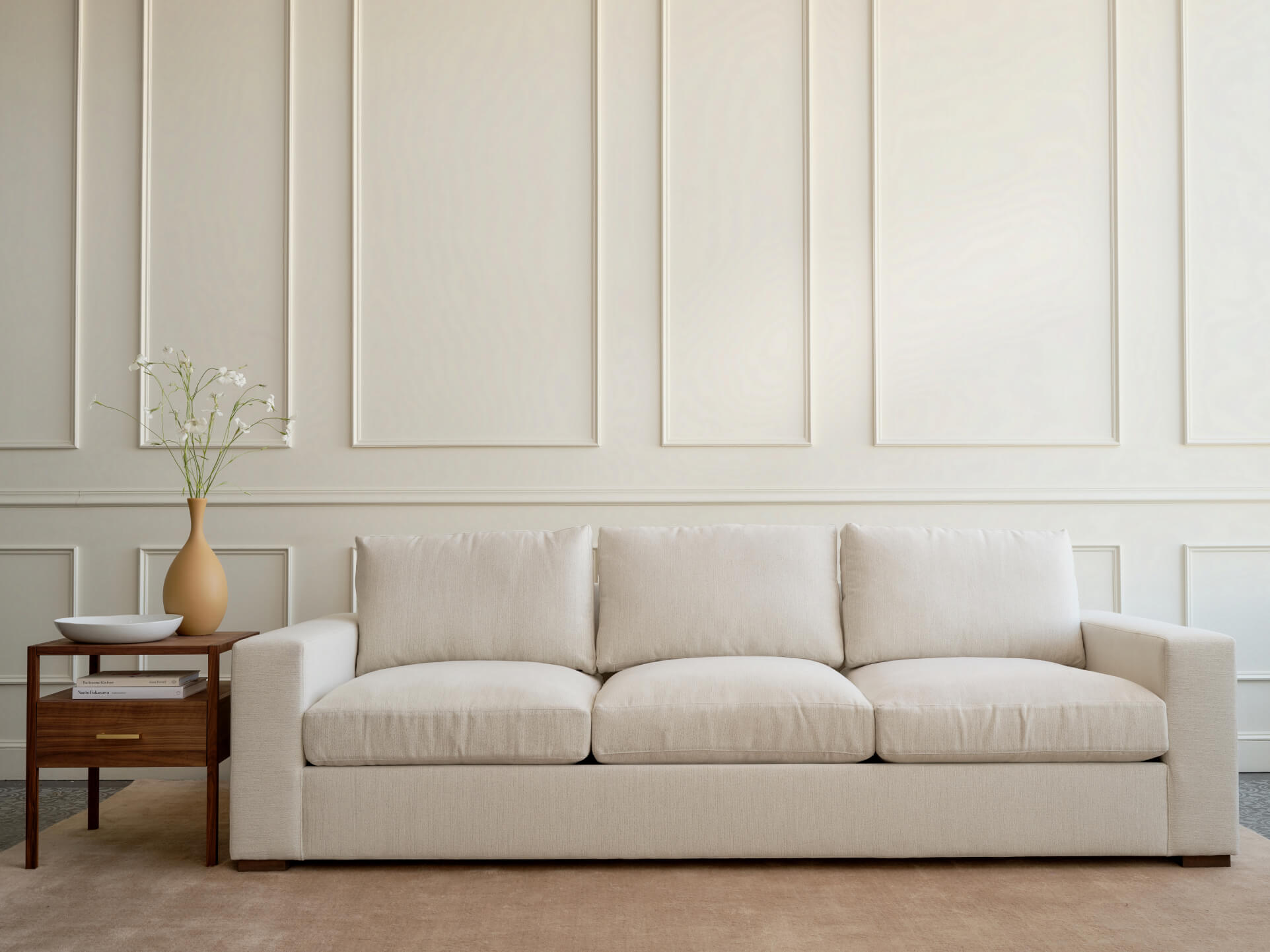 Canapé en latex naturel - Une version plus décontractée de notre design classique, le canapé présente une assise plus profonde et une hauteur d'assise plus élevée pour un confort optimal.