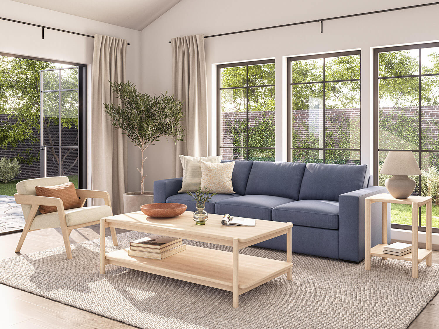 Canapé - Une version plus décontractée de notre design classique, le canapé offre une assise plus profonde et une hauteur d'assise plus élevée pour plus d'espace et de confort.
