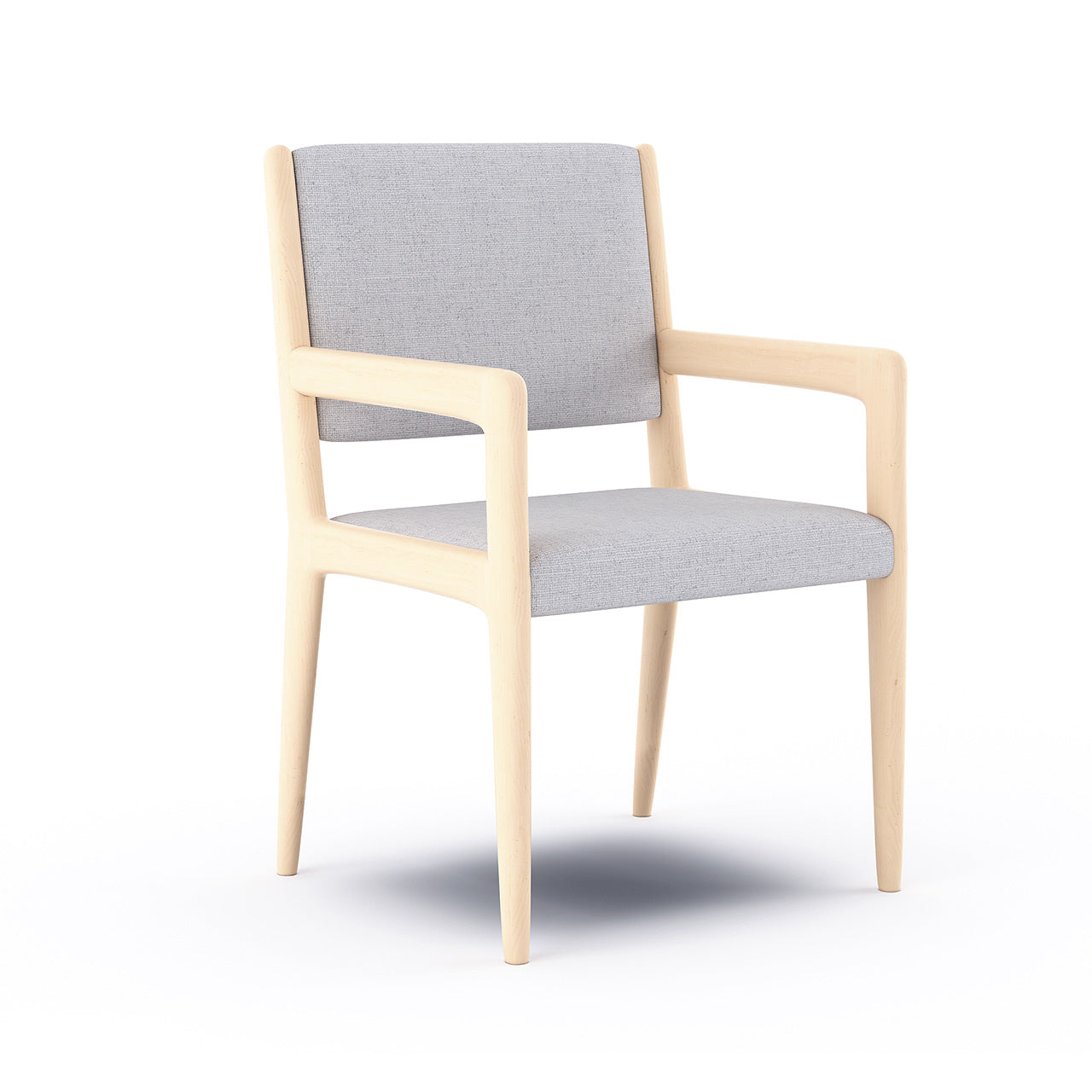 Fauteuil de salle à manger en latex naturel - Apportez le style danois et des lignes épurées à votre salle à manger avec le fauteuil de salle à manger