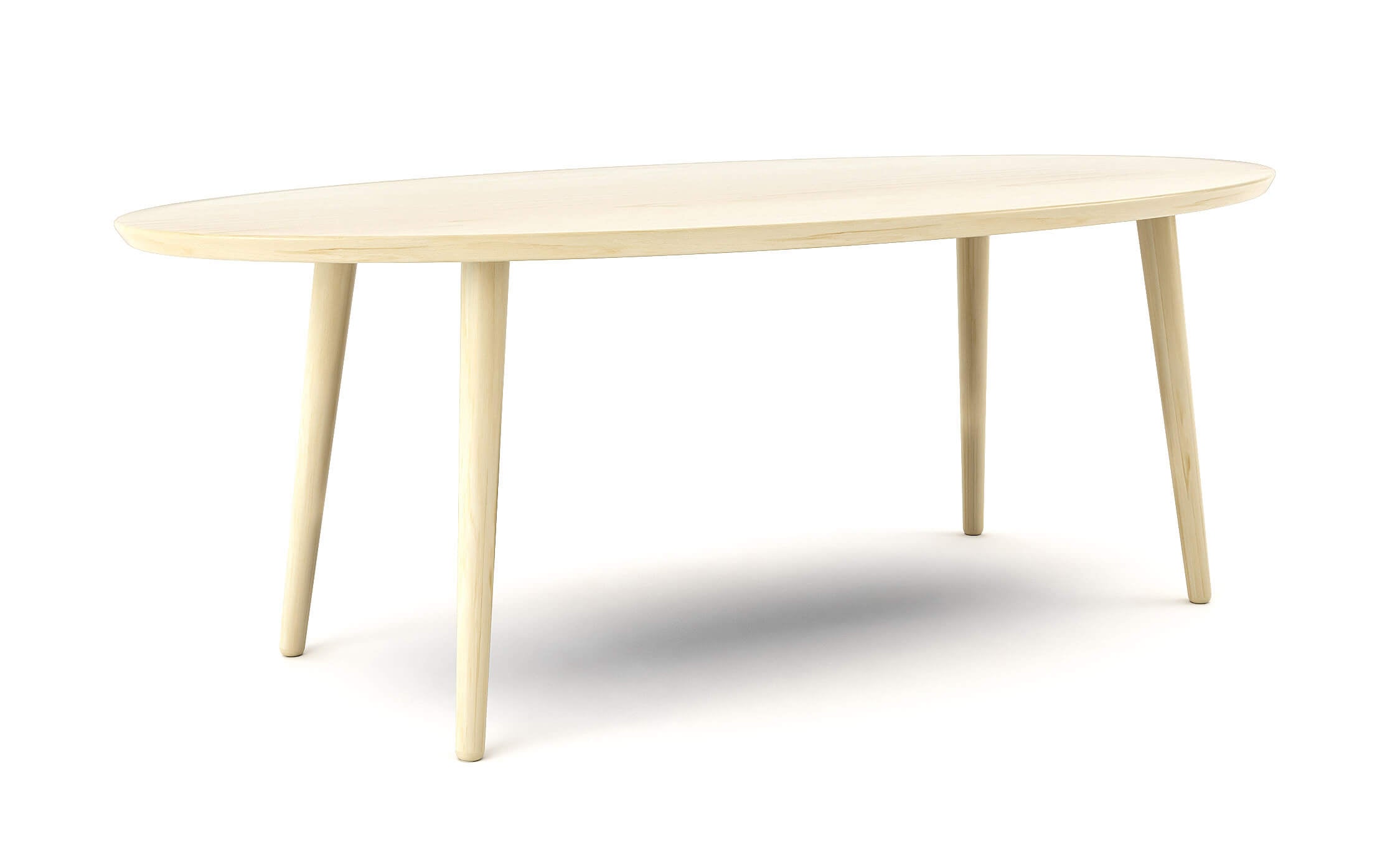 Table à manger ovale - Invitez vos proches autour des courbes élégantes de votre table à manger ovale, notre solution conviviale pour optimiser l'es