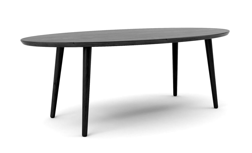Table à manger ovale - Invitez vos proches autour des courbes élégantes de votre table à manger ovale, notre solution conviviale pour optimiser l'es