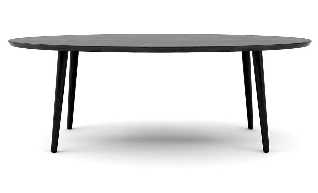 Table à manger ovale - Invitez vos proches autour des courbes élégantes de votre table à manger ovale, notre solution conviviale pour optimiser l'es