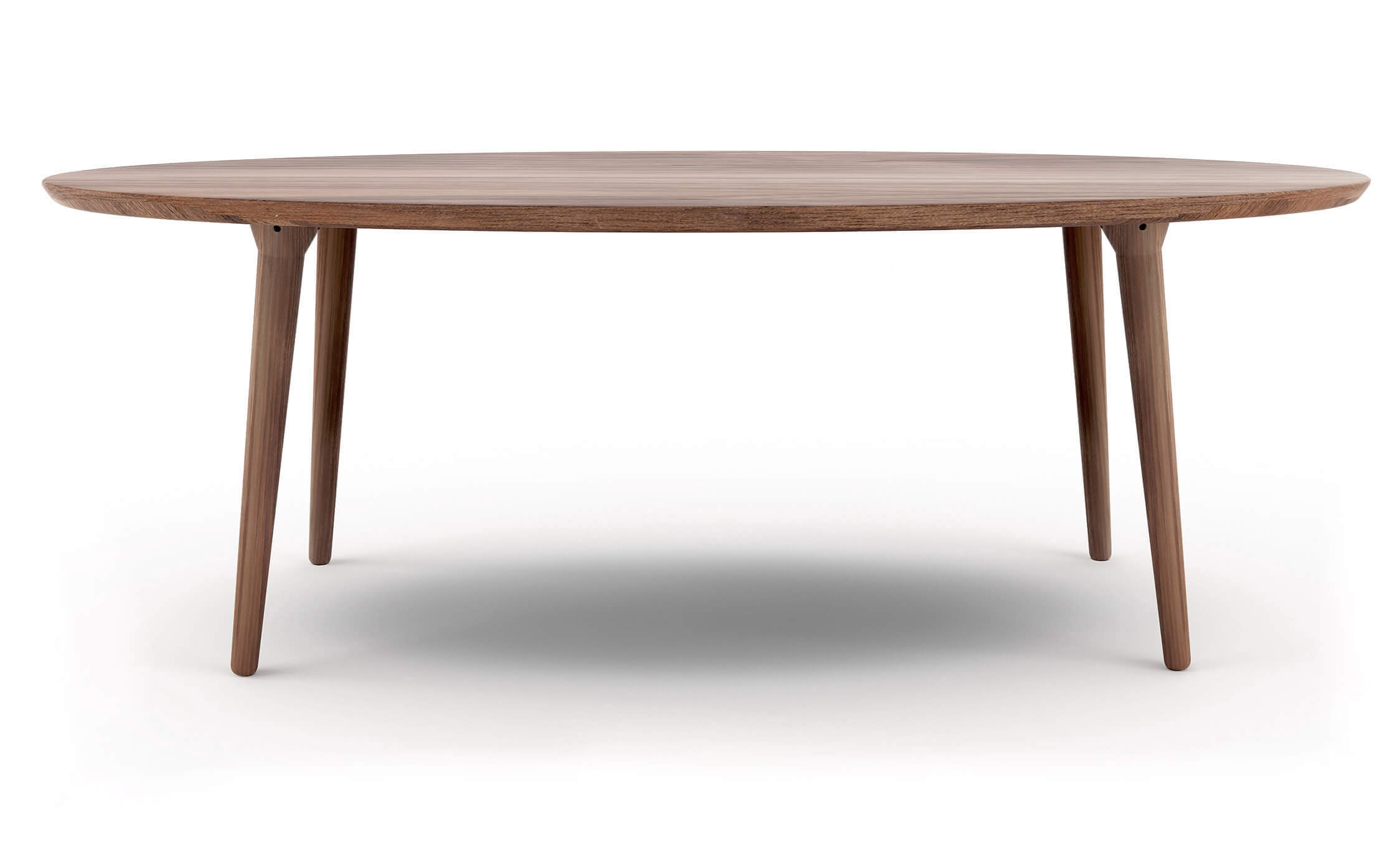 Table à manger ovale - Invitez vos proches autour des courbes élégantes de votre table à manger ovale, notre solution conviviale pour optimiser l'es