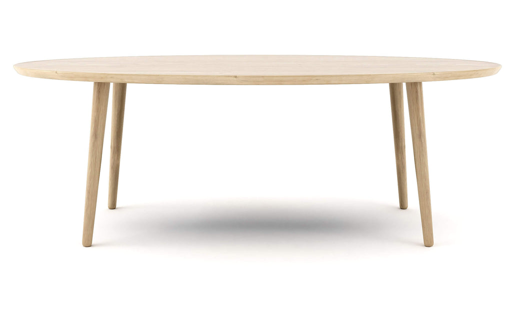 Table à manger ovale - Invitez vos proches autour des courbes élégantes de votre table à manger ovale, notre solution conviviale pour optimiser l'es