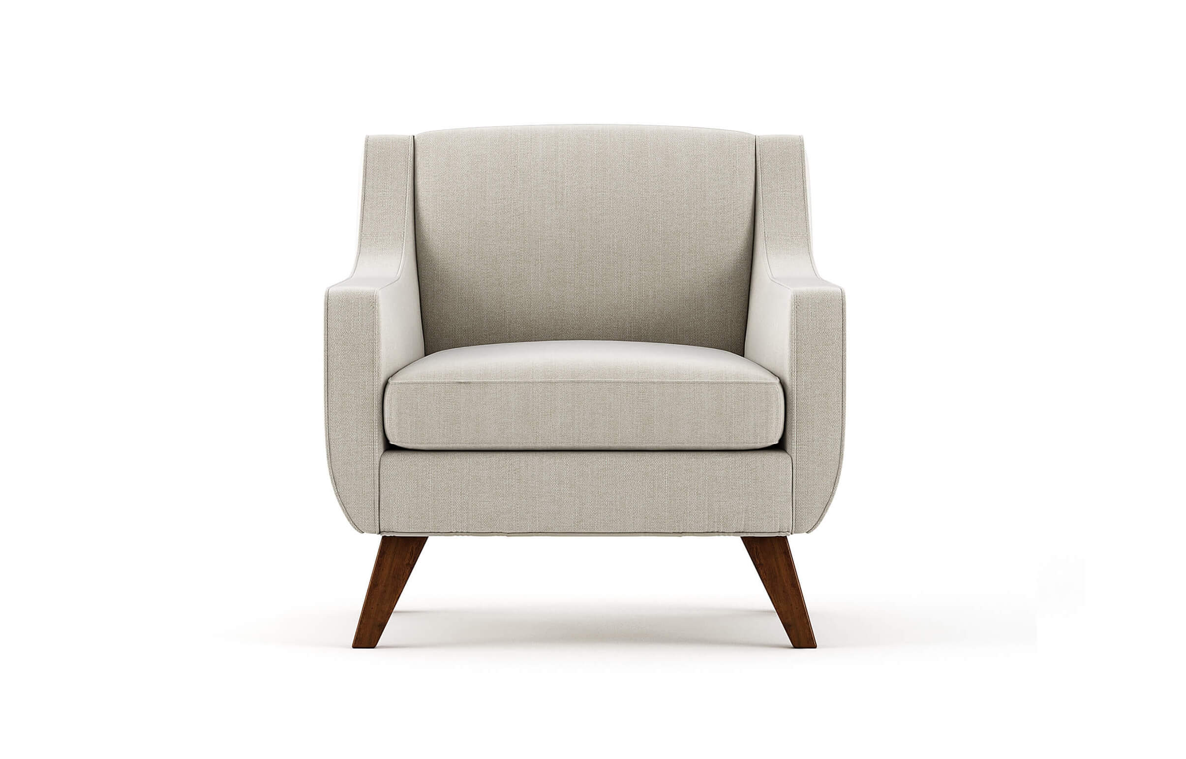 Chaise - La chaise prend une allure élégante avec son passepoil sur mesure, ses lignes inspirées du milieu du siècle et son haut dossier incliné pour un excellent