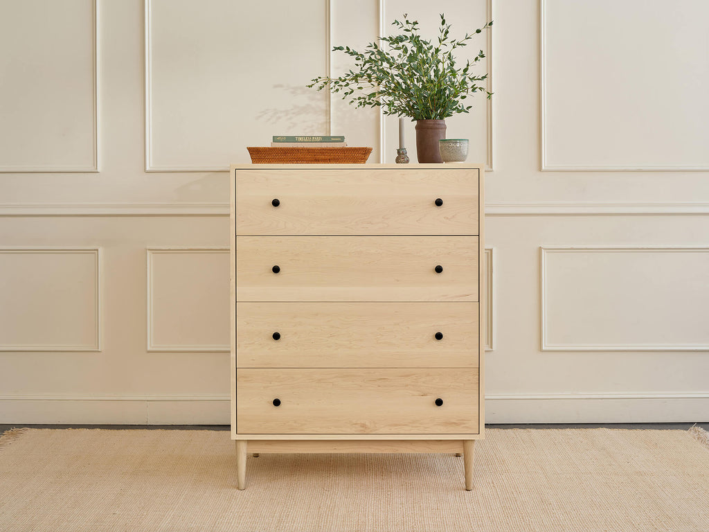 Commode haute à 4 tiroirs - Voyez grand