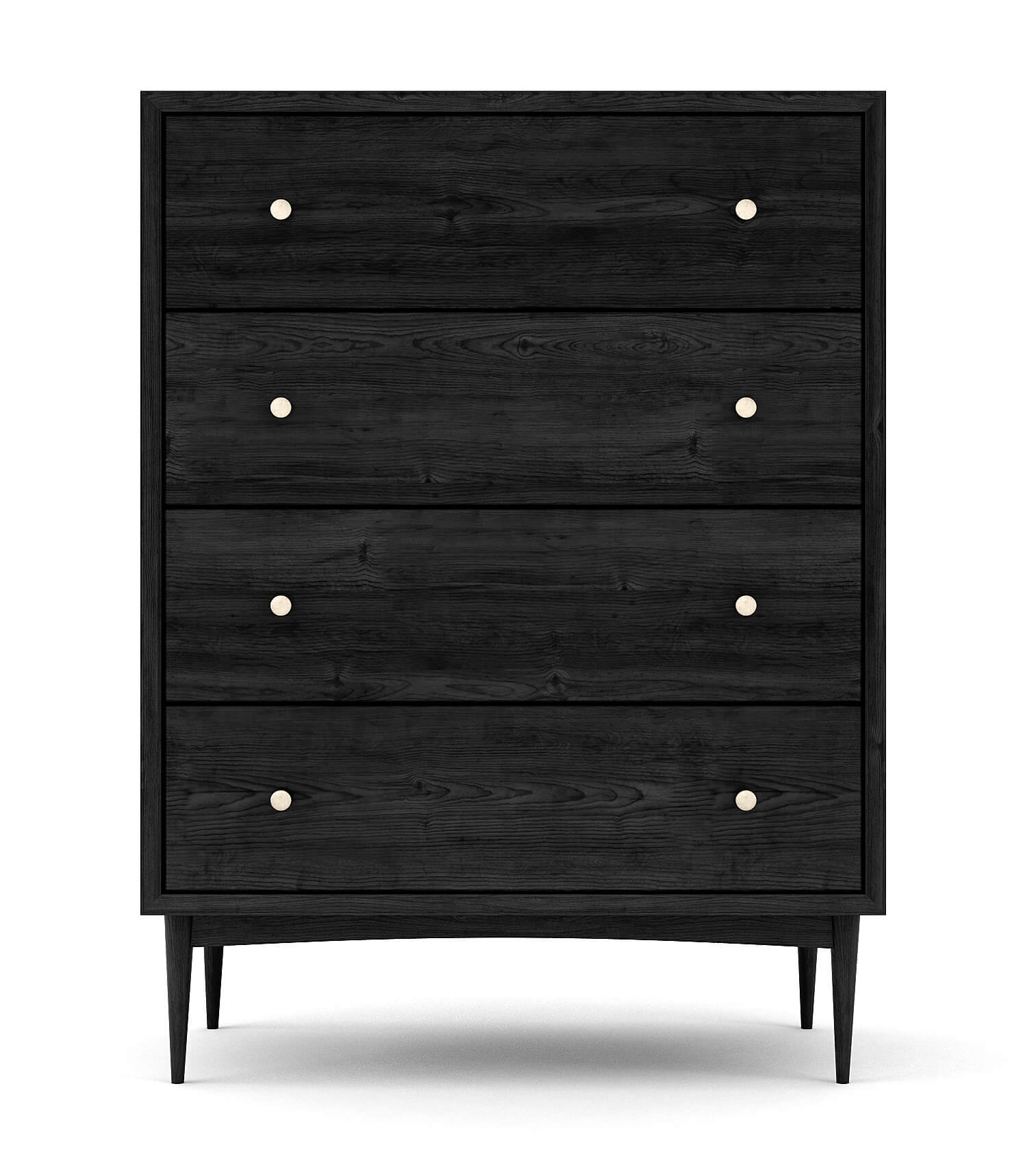 Commode haute à 4 tiroirs - Voyez grand