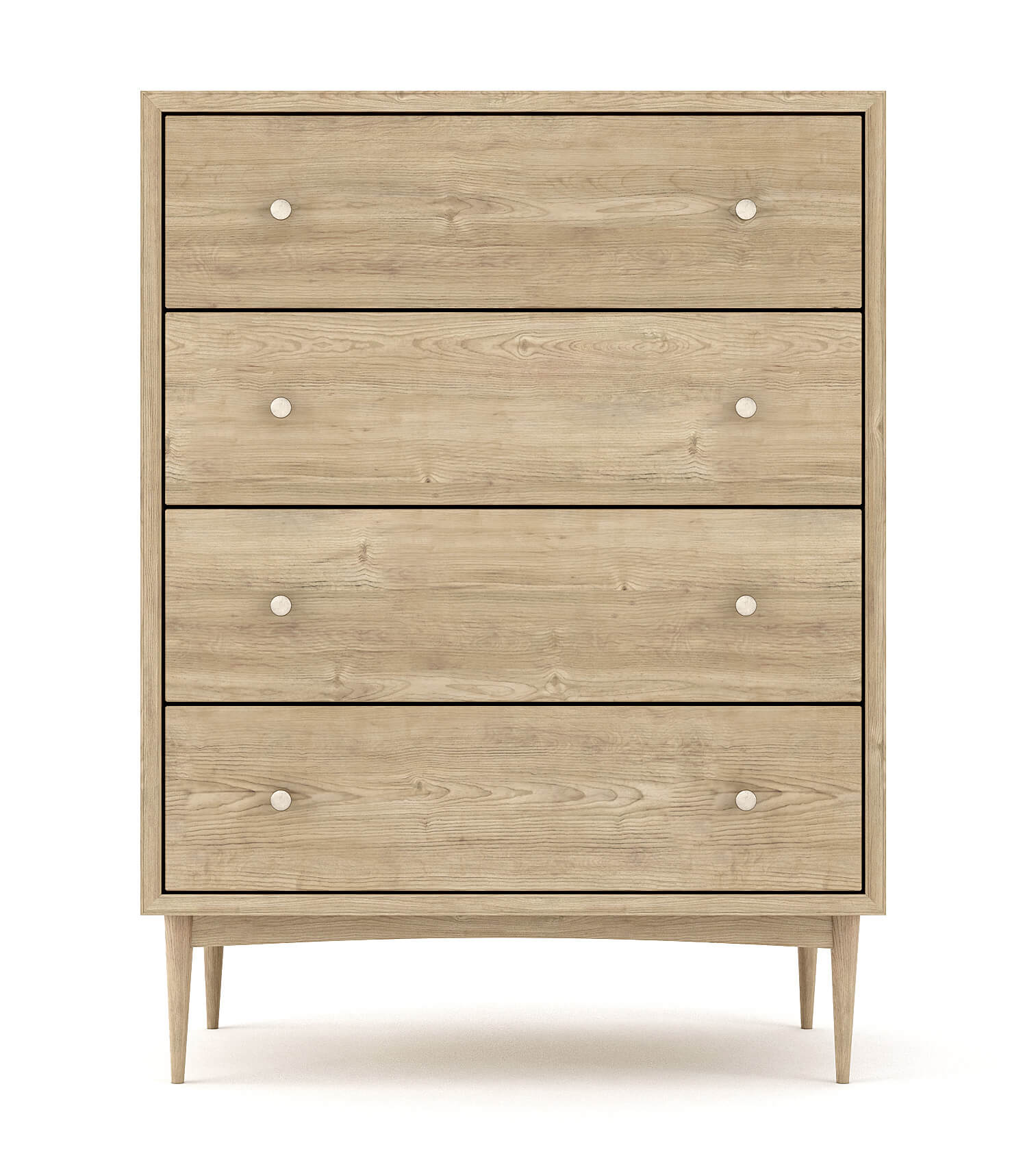 Commode haute à 4 tiroirs - Voyez grand