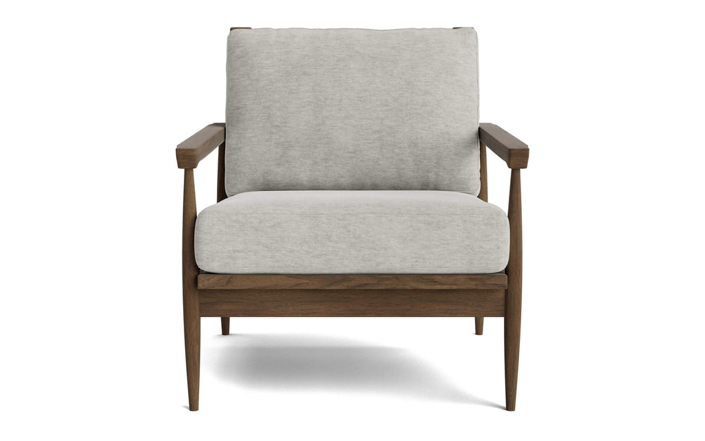 Fauteuil d'appoint en latex naturel – Des détails élégants et faits à la main, comme des bords chanfreinés et un dossier en échelle, font de ce fauteuil un héritage