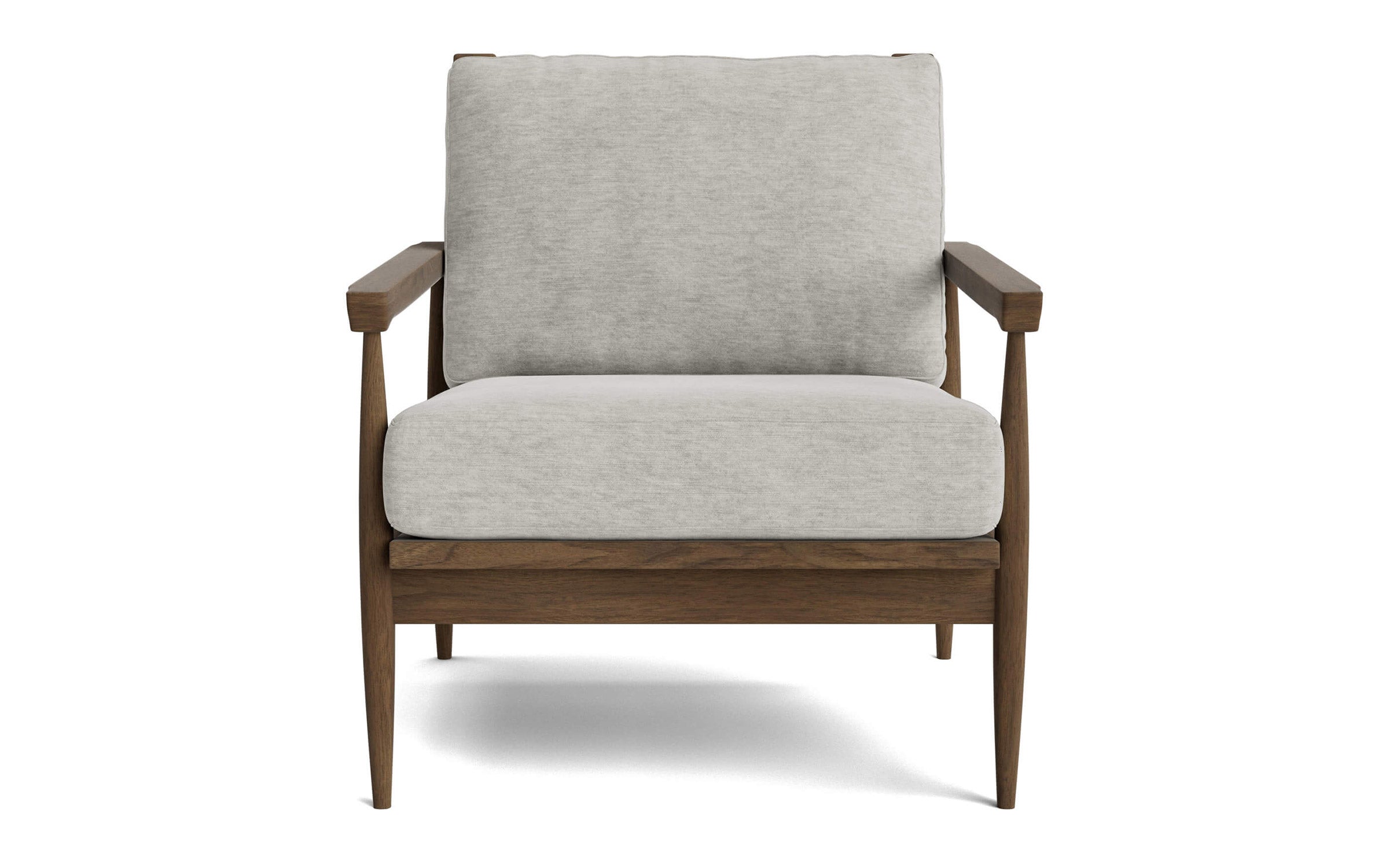 Fauteuil d'appoint en latex naturel – Des détails élégants et faits à la main, comme des bords chanfreinés et un dossier en échelle, font de ce fauteuil un héritage