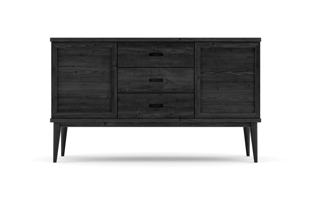Harrison Credenza - Que vous cherchiez un meuble pour ranger votre vaisselle ou vos articles de bar, le buffet à niveaux et double si-