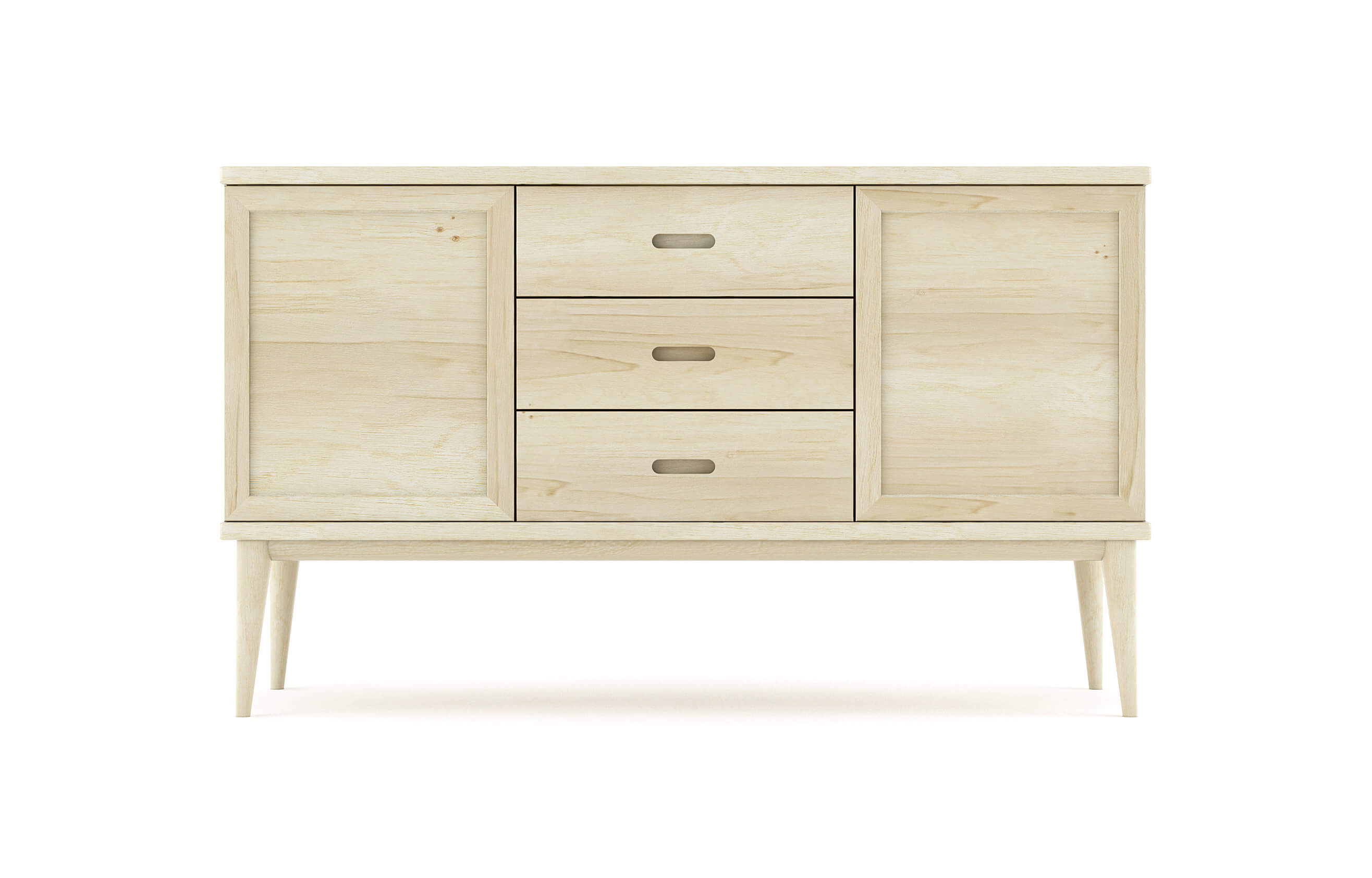 Harrison Credenza - Que vous cherchiez un meuble pour ranger votre vaisselle ou vos articles de bar, le buffet à niveaux et double si-