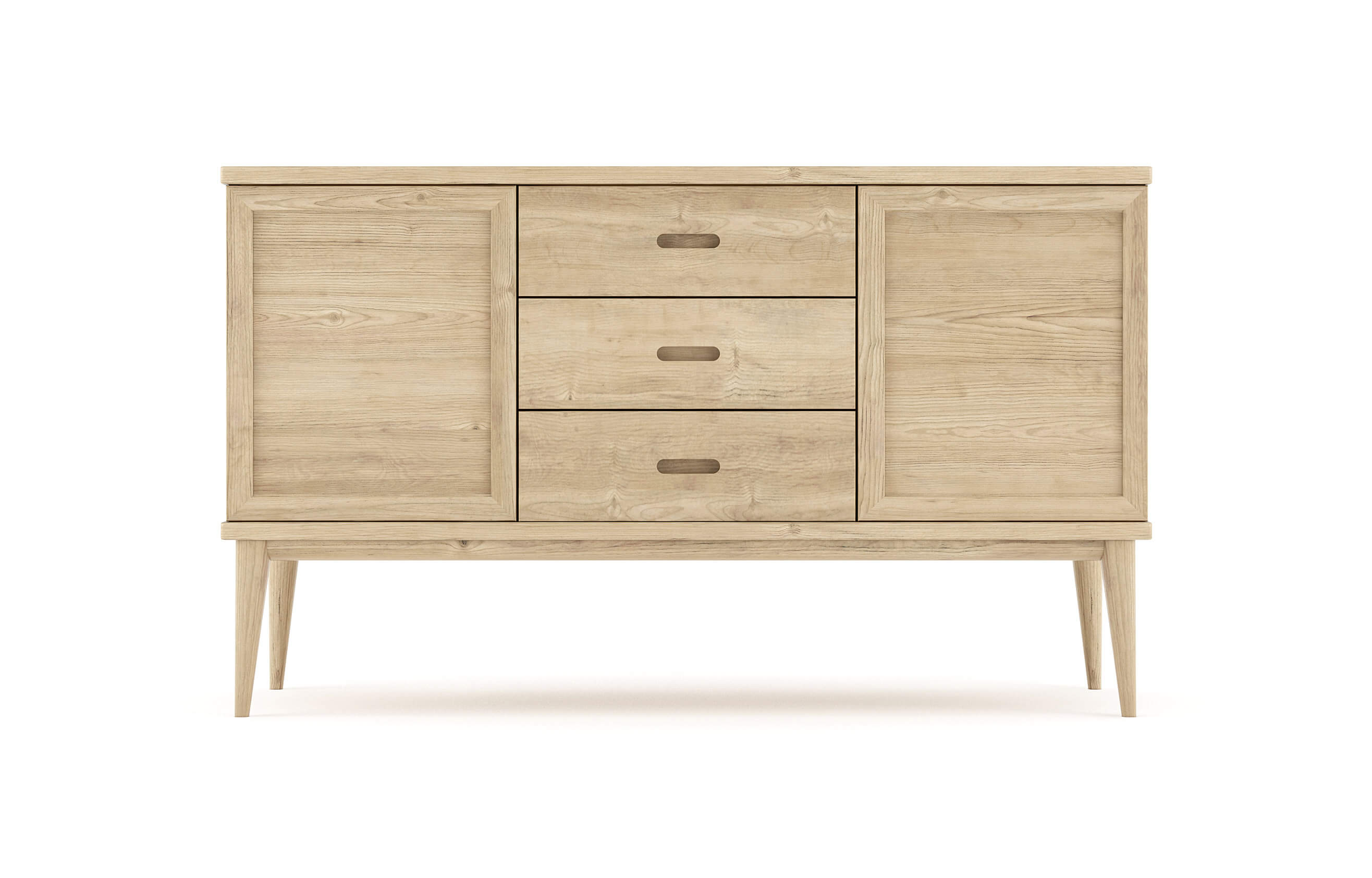 Harrison Credenza - Que vous cherchiez un meuble pour ranger votre vaisselle ou vos articles de bar, le buffet à niveaux et double si-
