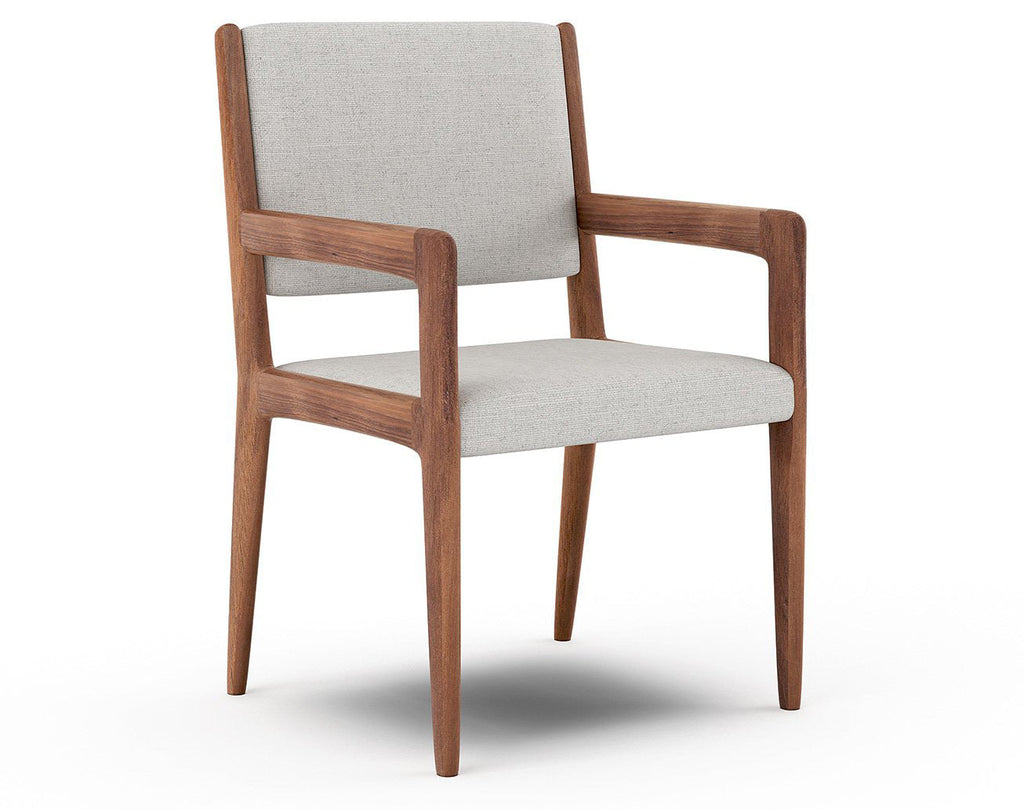 Fauteuil de salle à manger en latex naturel - Apportez le style danois et des lignes épurées à votre salle à manger avec le fauteuil de salle à manger