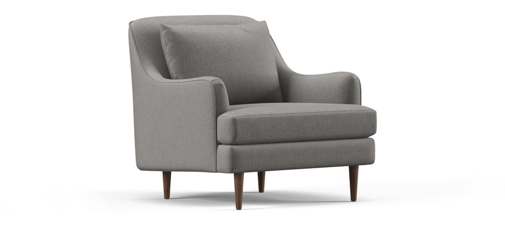 Chaise - Le dossier plus haut de la chaise convient à ceux qui aiment un soutien plus droit, tandis que l'assise ultra-spacieuse procure une sensation de