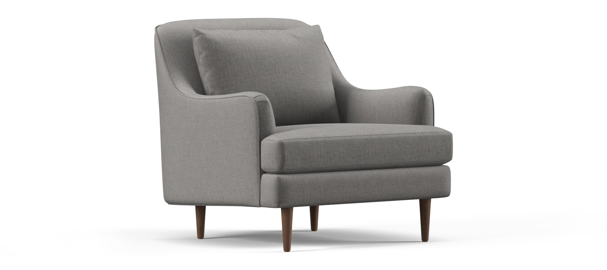 Chaise - Le dossier plus haut de la chaise convient à ceux qui aiment un soutien plus droit, tandis que l'assise ultra-spacieuse procure une sensation de