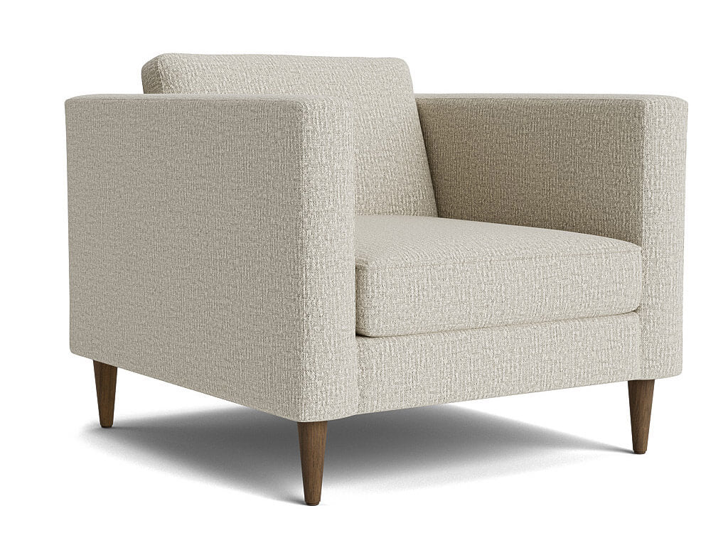 Chaise – Apportez l'ambiance lounge à votre salon avec les lignes modernes, la silhouette mid-century et le confort d'assise profonde de Chaise.