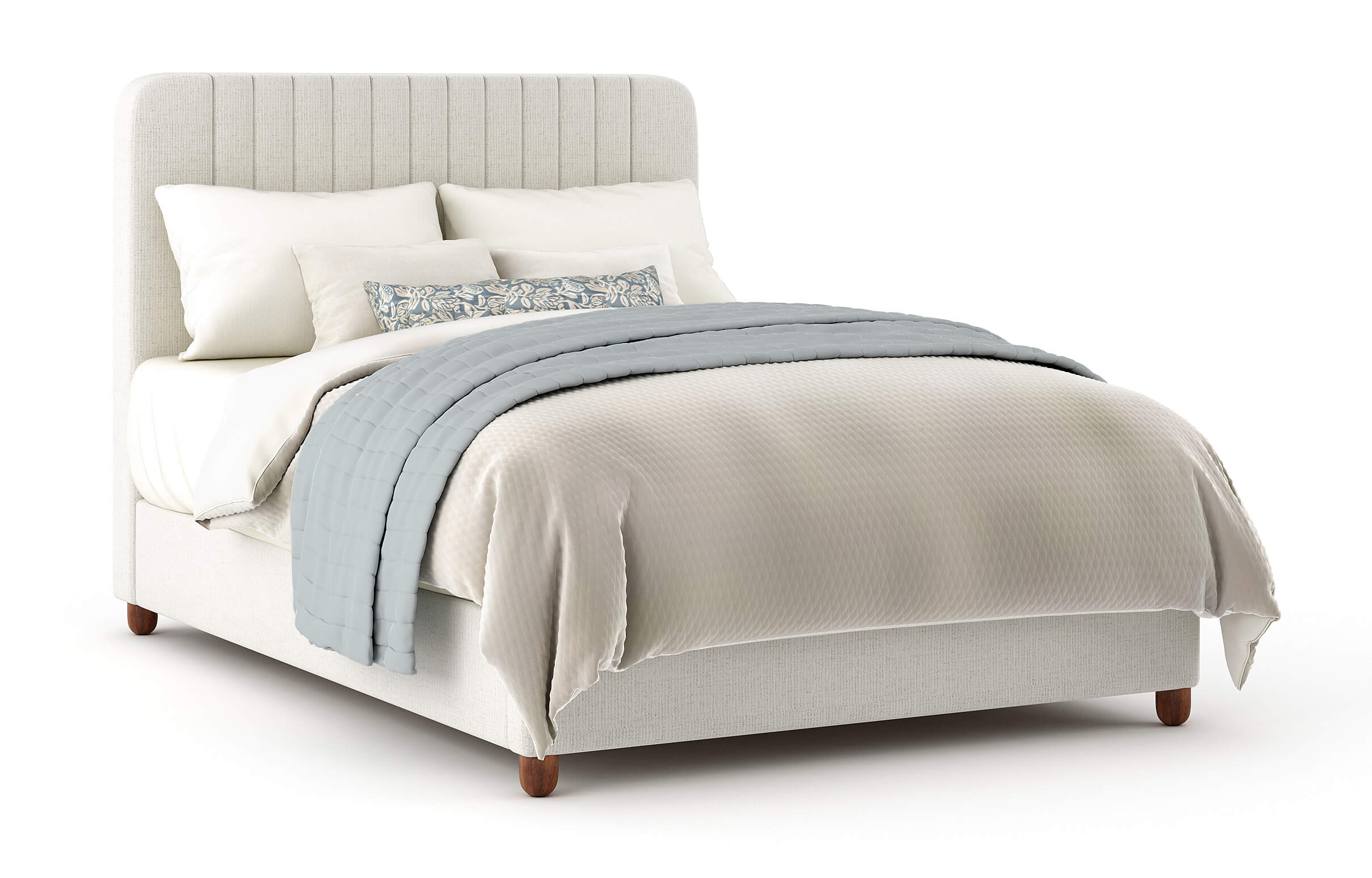 Lit en latex naturel – Adossez-vous contre la tête de lit moelleuse et capitonnée de Bed : c'est le dossier parfait (et une excellente excu