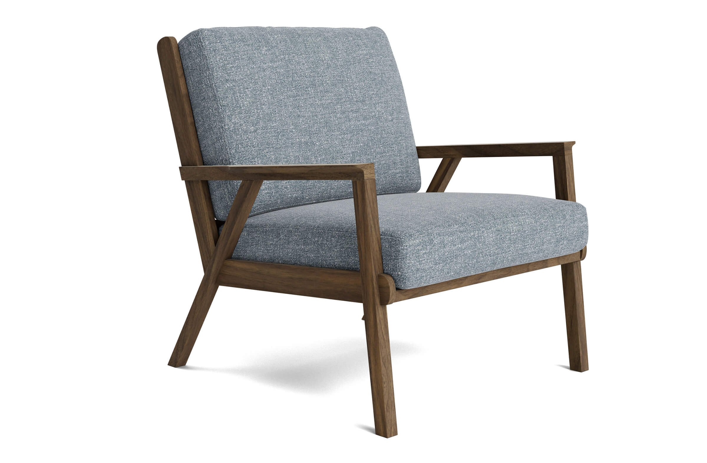 Fauteuil d'appoint en latex naturel - Spacieux avec un look moderne et aéré