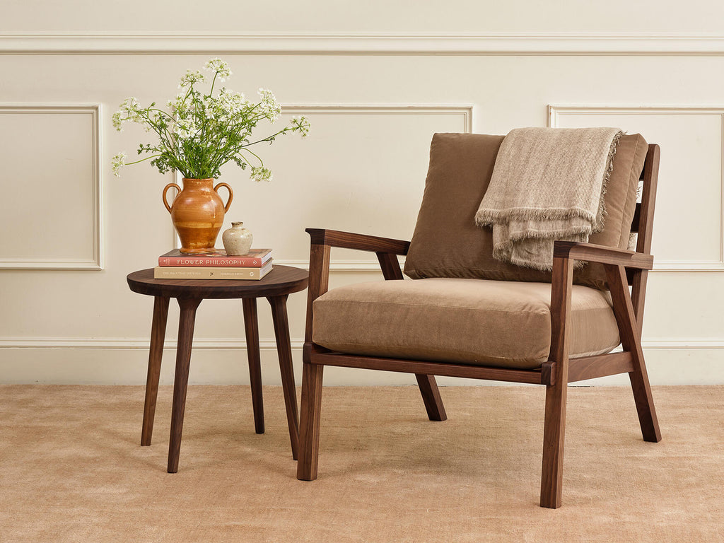 Fauteuil d'appoint en latex naturel - Spacieux avec un look moderne et aéré