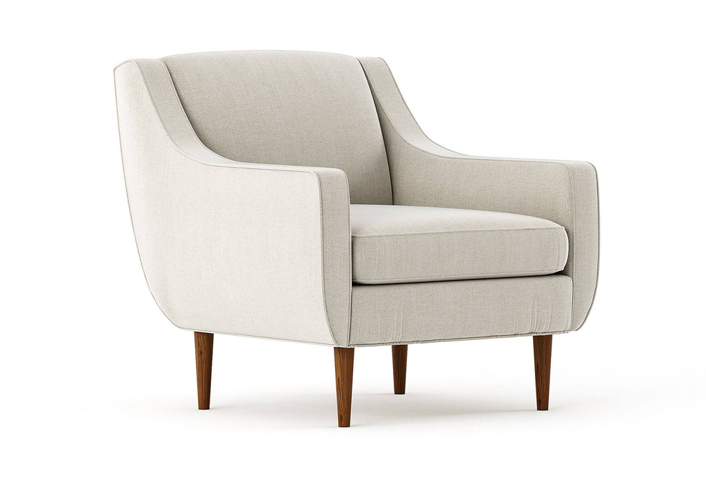 Chaise - La chaise prend une allure élégante avec son passepoil sur mesure, ses lignes inspirées du milieu du siècle et son haut dossier incliné pour un excellent